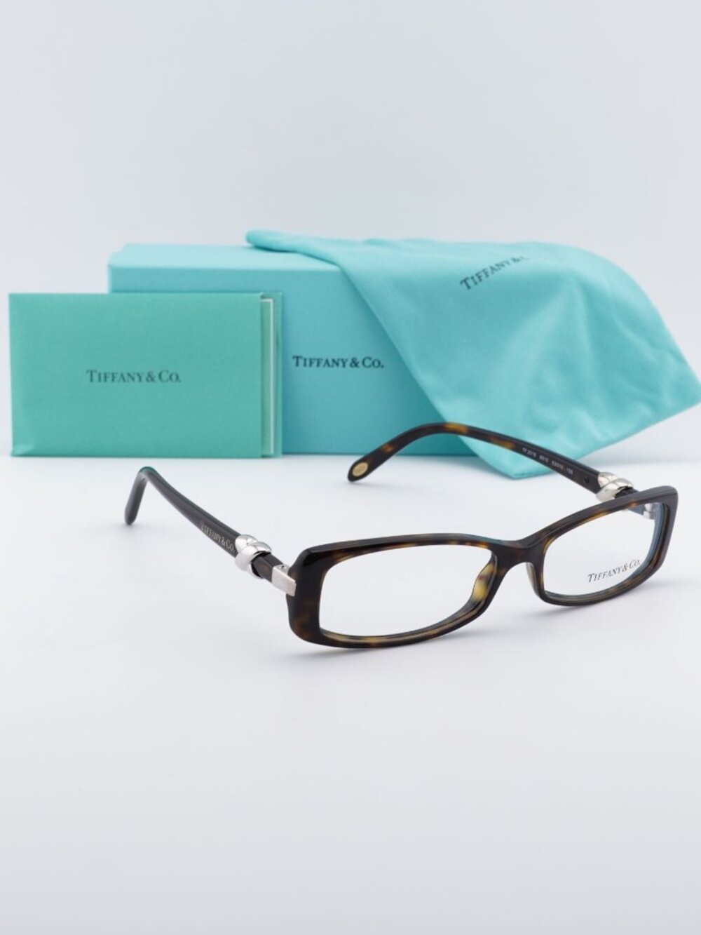 Tiffany & Co TF2016 8015 Rectangle Eyeglasses 53mm - Havana